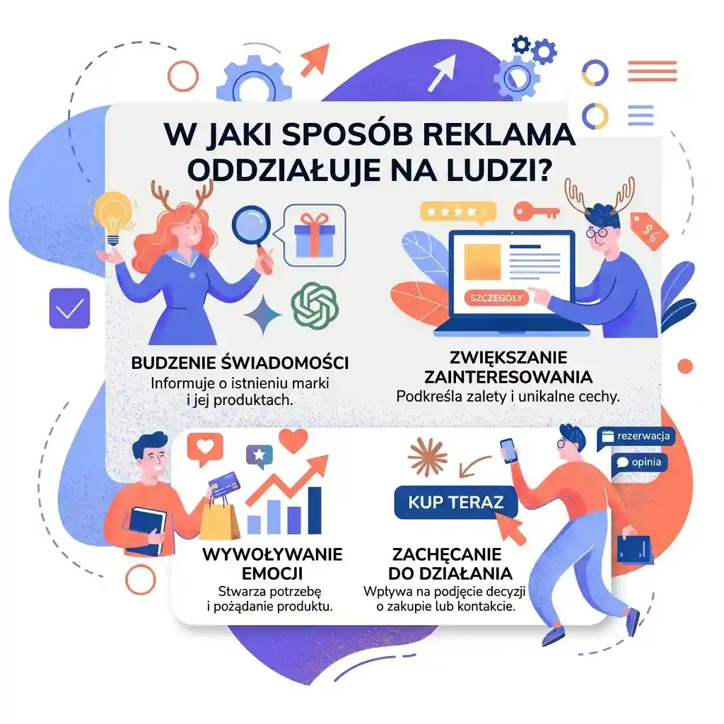 W jaki sposób reklama oddziałuje na ludzi?