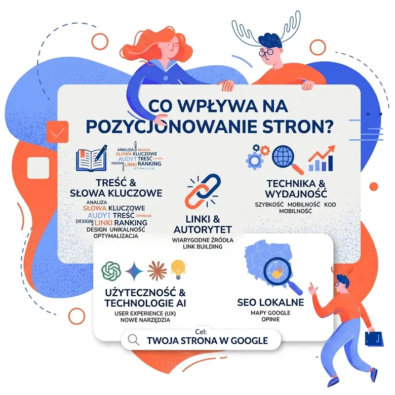 Co wpływa na pozycjonowanie stron?