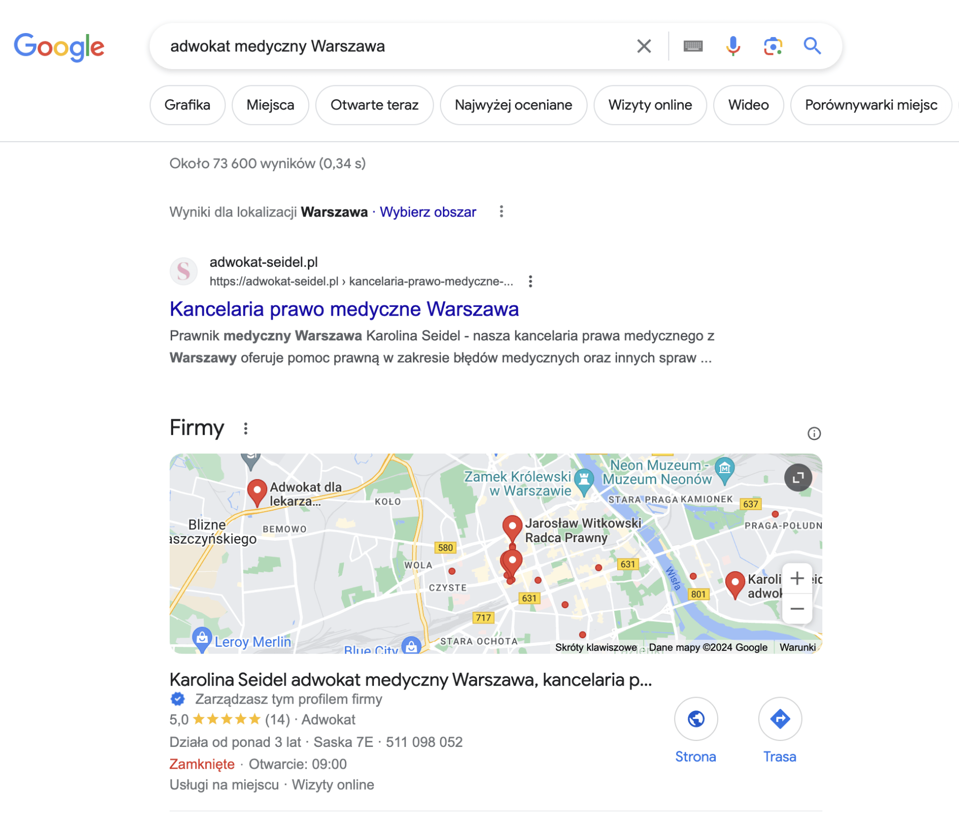 pozycjonowanie stron kancelaria prawna