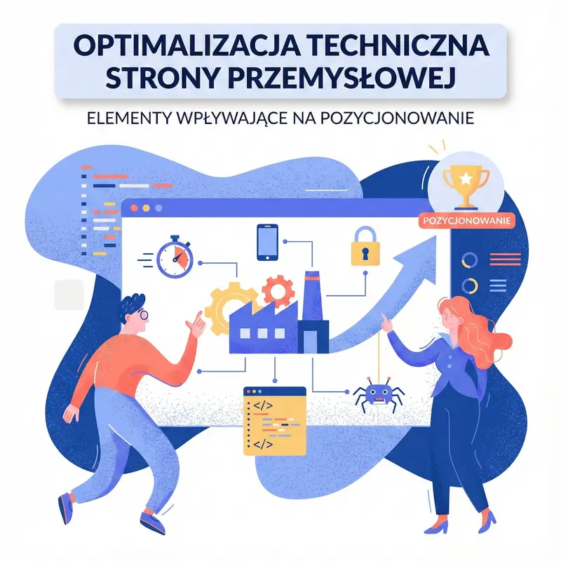 Optymalizacja techniczna strony przemysłowej – jakie elementy mają największy wpływ na pozycjonowanie?