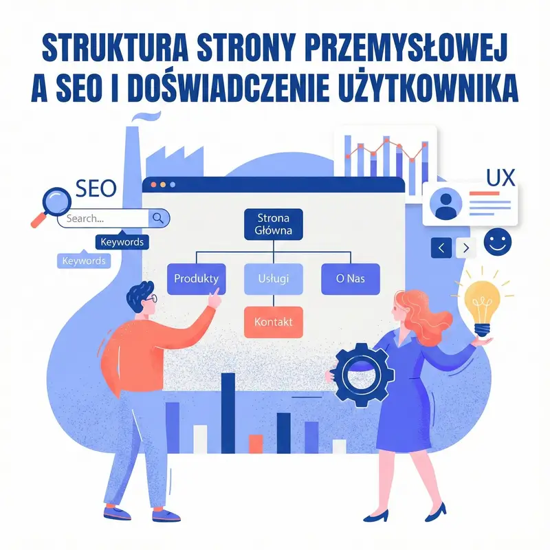 Struktura strony przemysłowej a SEO i doświadczenie użytkownika