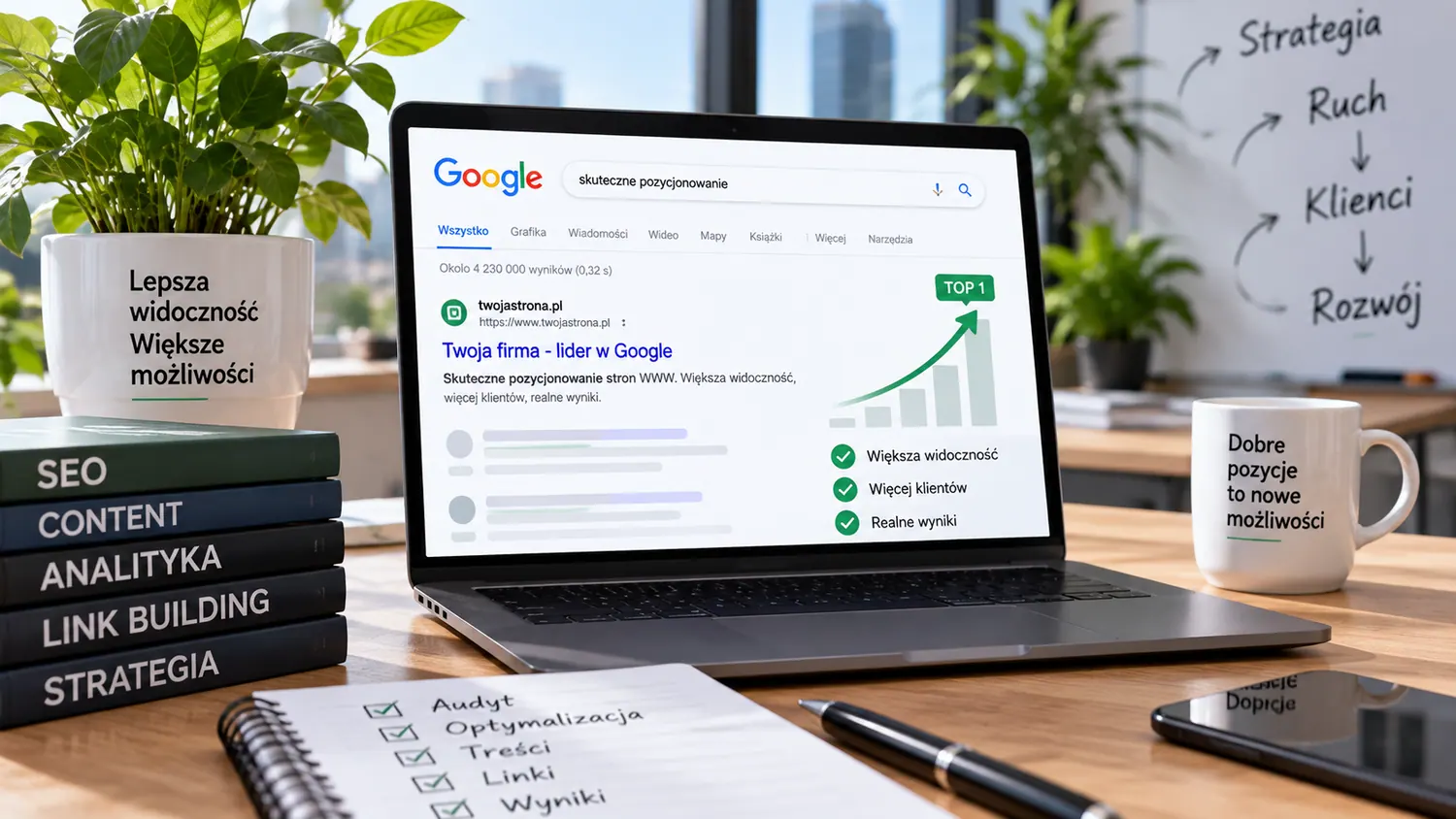 Skuteczne pozycjonowanie – jak zdobyć wysokie pozycje w google